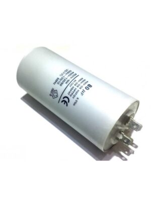 Condensator / capacitor 80µF 450Vac ø60x120mm  33943