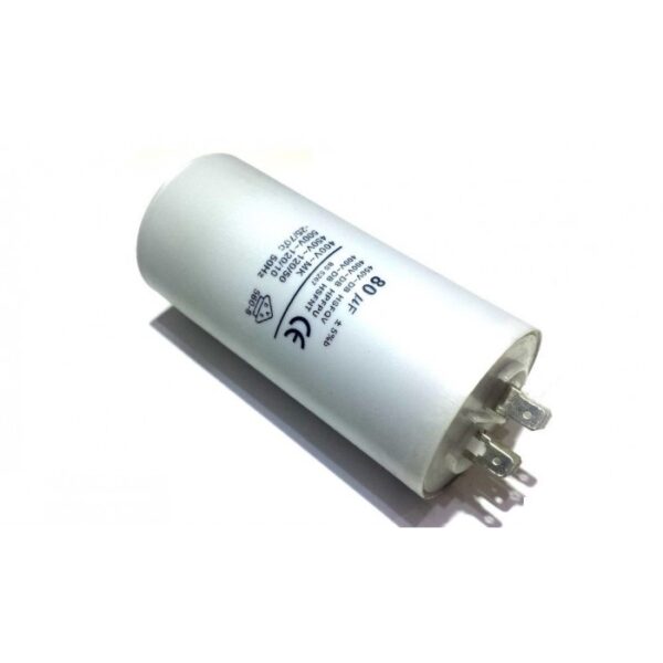 Condensator / capacitor 80µF 450Vac ø60x120mm  33943