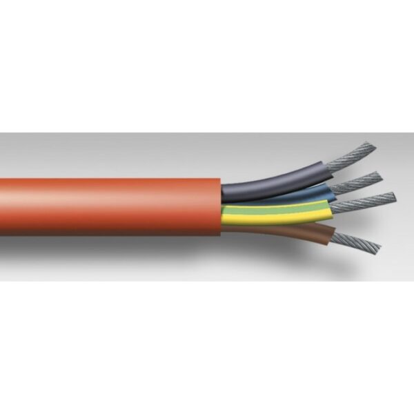 Cablu flexibil izolat cu silicon rezistent la temperatura SiHF 3G4mmp, HELUKABEL  23035