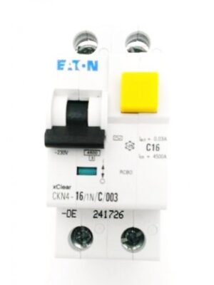 Intrerupator automat diferential 1P+N, 16A EATON CKN4-16/1N/C/003-DE 241726