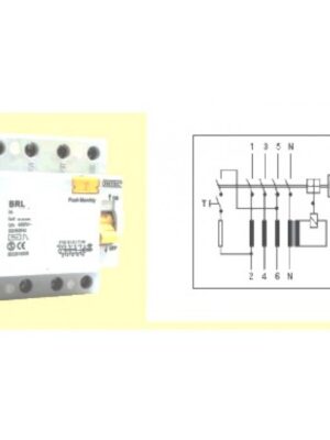 Intrerupator automat diferential 4P, 40A, 400V COMTEC JVL15-63/BRL40.4P