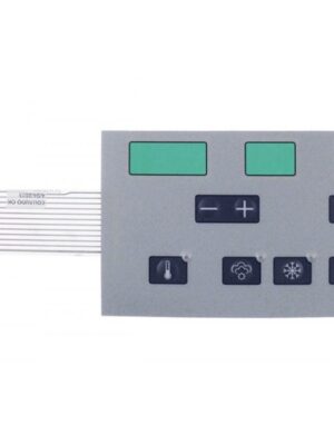 Folie tastatura pentru uscator 7 butoane, L=136mm 511934