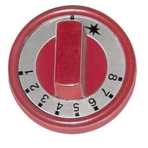 Buton termostat de gaz 1-8, ø 76 mm, ax ø 10x8 mm, MBM  110298