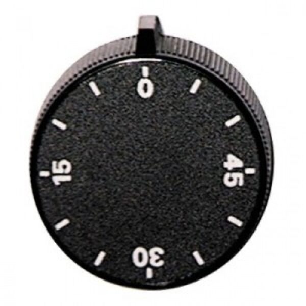 Buton timp (controlor de timp) 60 minute, ø 45 mm, ax ø 6x4,6 mm  110421