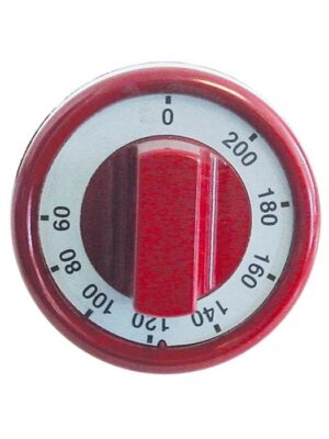 Buton termostat rosu t.maxima 200°C  110826