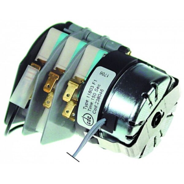 Timer CDC 11803 230V #360349 producer CDC type 11803 engines 1 chambers 3 operation time 150s supply 230V shaft diameter - mm shaft length - mm producer-no. 11803F1BEE000.0010 motor type M48R ATS