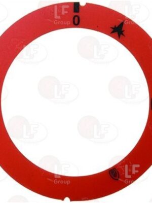 Eticheta buton rosu cu simbol pilot ø 63 mm  