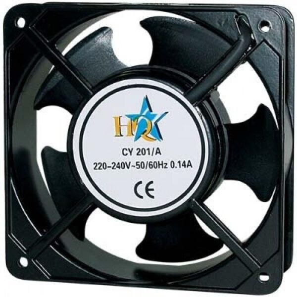 Ventilator axial AC 120x120x38mm, 220-240V, 20/17W, 0.14A, 2550/2900 rot./min  CY 201/A