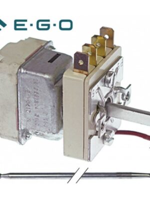 Termostat reglabil 50-310°C cu selector, 1NO, 16A, bulb ø4x128mm, capilar 1500mm 375768