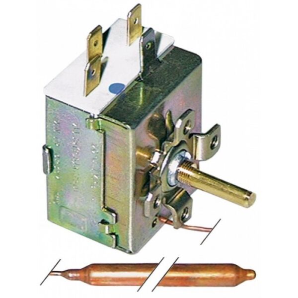 Termostat reglabil 0-86°C 1 pol 1CO 16A ø sonda 6,5mm  390006