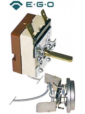 Termostat reglabil 36-114°C bulb ø 31/36mm capilar 870mm  390161