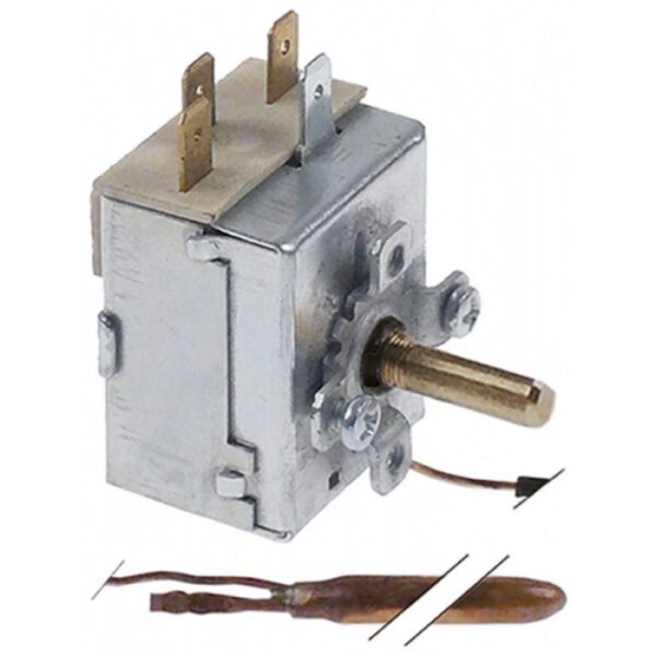 Termostat reglabil 0-86°C 1 pol 1CO 16A ø sonda 6,5mm  390704