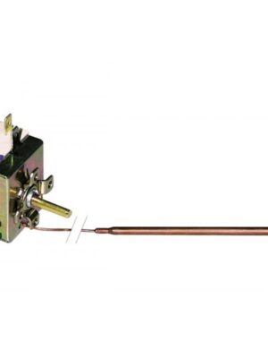 Termostat reglabil 64-210°C 1CO 16A bulb ø5x100mm capilar 1000mm  390008