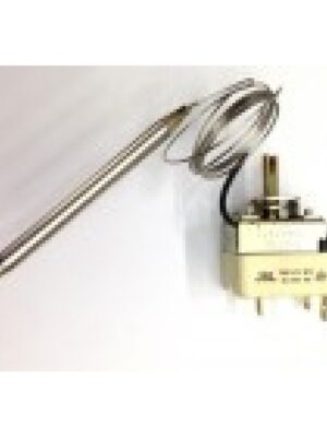 Termostat reglabil 30-90*C, 1NO+1NC, bulb ø6mm x 87mm, capilar 1000mm  WGF3090